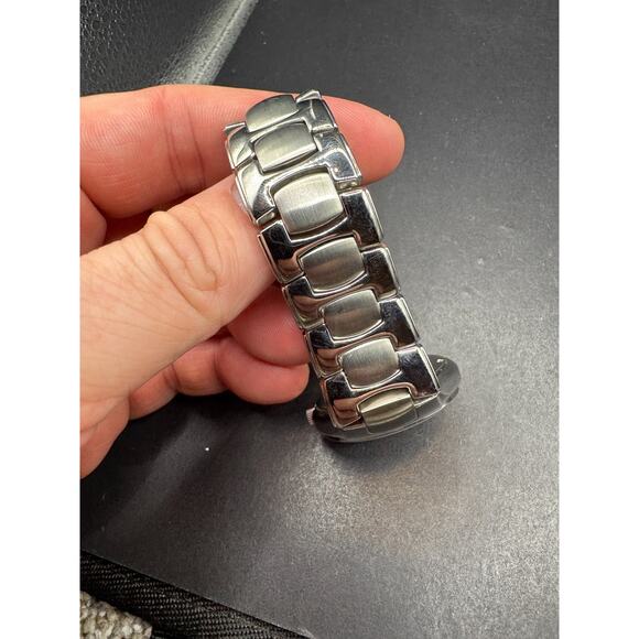 Fossil Arkitekt Watch Men's 36mm FS-2906 Silver Tone Blue Dial Date Just - Picture 6 of 8